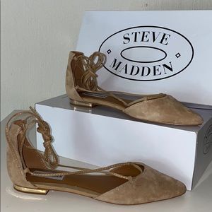 Steve Madden 7.5 Suede Ballet Flats NWT NIB
